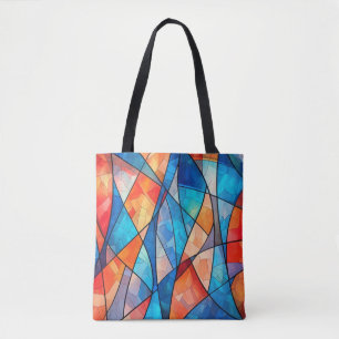 Bolsa Tote Colorida Abstrata