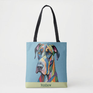 Bolsa Tote Colorido Grande Dane Cubista