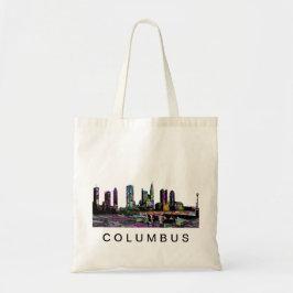 Bolsa Tote Columbus, Ohio, em grafite