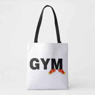 Bolsa Tote Colunas de Texto Gym.