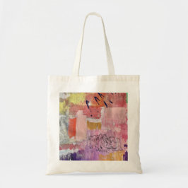Bolsa tote com arte abstrata