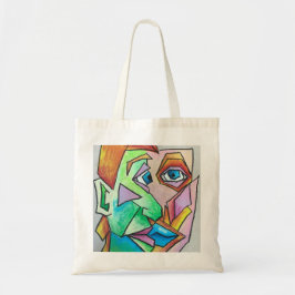 Bolsa tote com Cabeça Cubista
