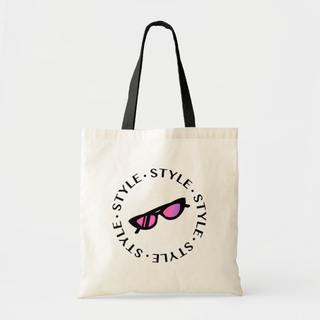 Bolsa Tote com Declaração de Estilo (Frente)