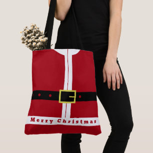 Bolsa Tote com Design de Papai Noel