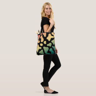 Bolsa tote com estampa de vaca estética