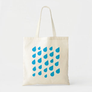 bolsa tote com gotas de chuva