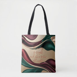 Bolsa tote com gráfico abstrato elegante