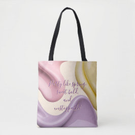 Bolsa tote com gráfico abstrato elegante
