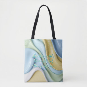 Bolsa tote com gráfico abstrato elegante