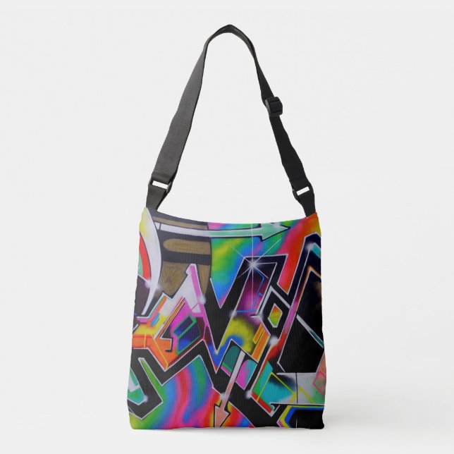 Bolsa tote com grafite (Frente)