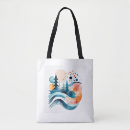 Bolsa Tote com Imagem de Paisagem