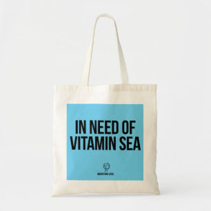 Bolsa Tote Com necessidade da sacola do mar da vitamina