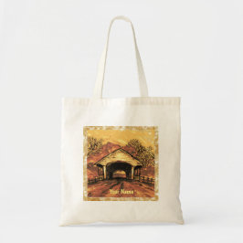 Bolsa tote com nome personalizado Sunset Covered B