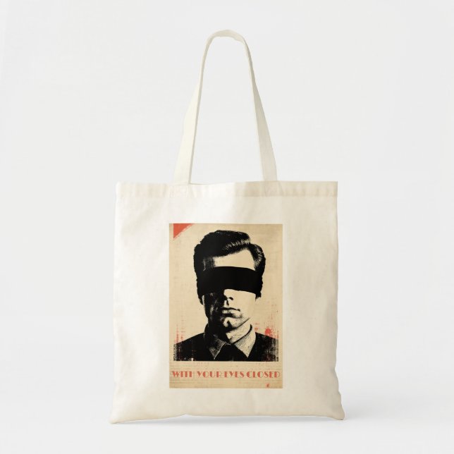 Bolsa Tote Com os olhos fechados – Edição Limitada de 781 (Frente)