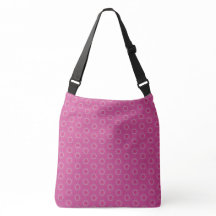 Bolsa Tote com Padrão de Pirita Rosa