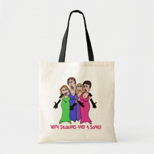 Bolsa Tote Com Sequins e canção!