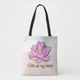 Bolsa Tote Com Toda Minha Arte Rosa