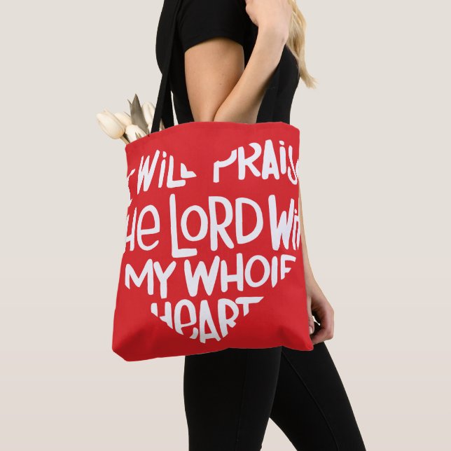 Bolsa Tote Com todo o meu coração (Close Up)