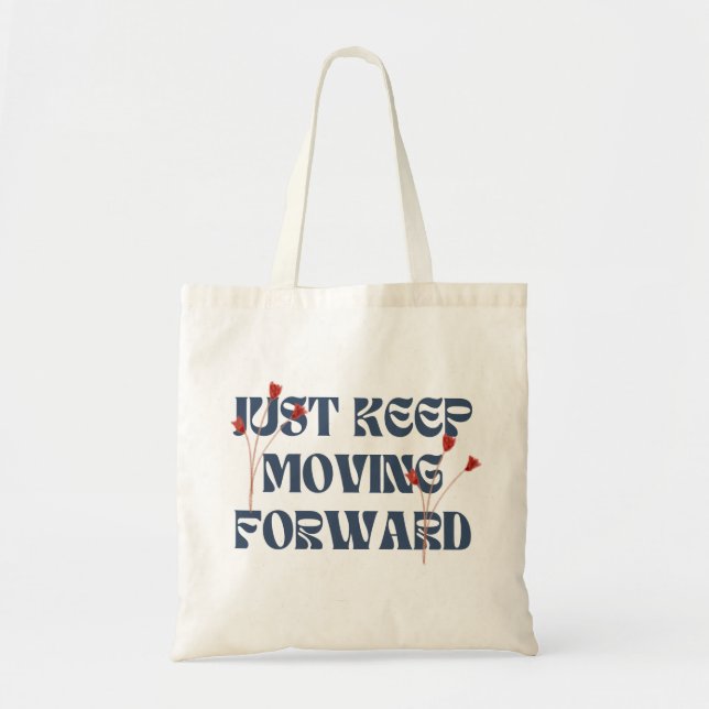 Bolsa Tote com Toque Floral (Frente)