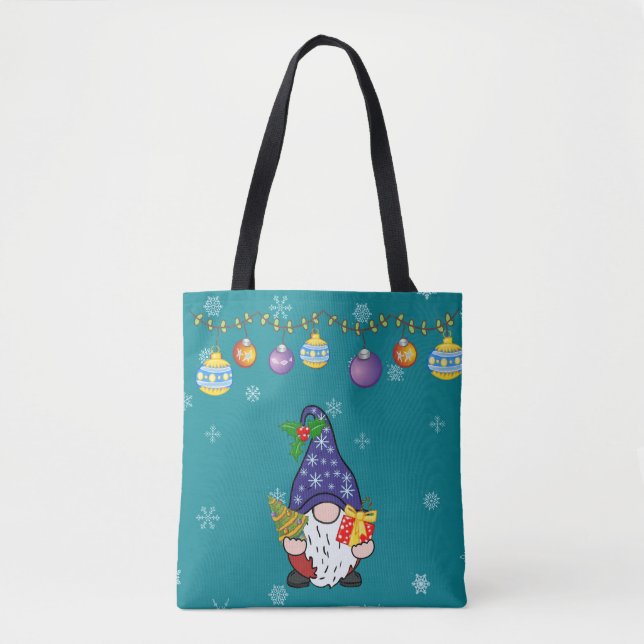 Bolsa Tote Coma Bebida e Seja Gnomie (Frente)