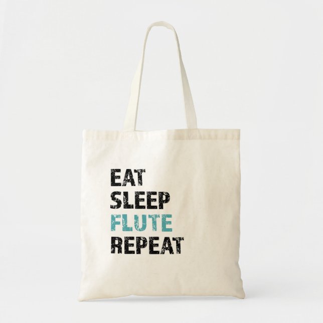 Bolsa Tote Coma, Dorme, Flute, repita (Frente)