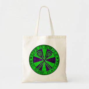 Bolsa Tote Coma, durma, jogue a sacola do Lacrosse