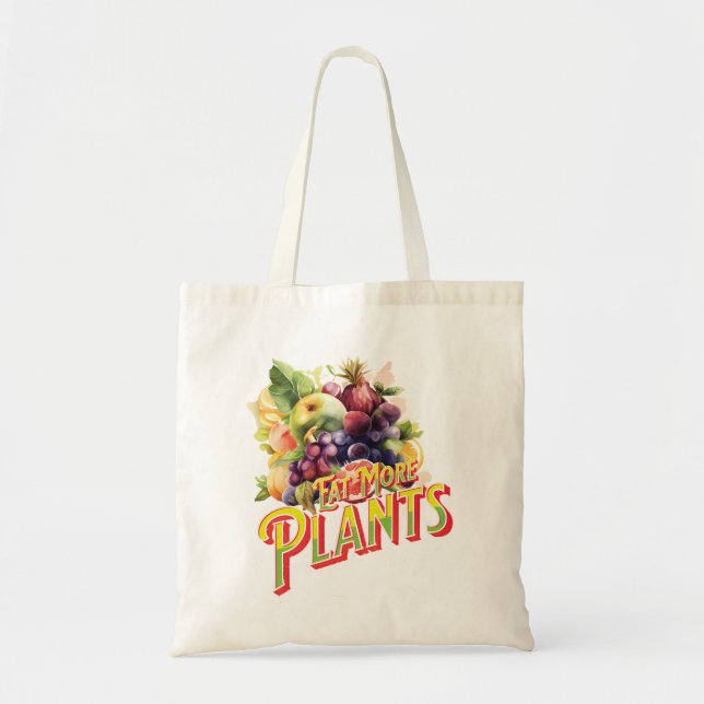 Bolsa Tote Coma mais plantasTote Bag (Frente)