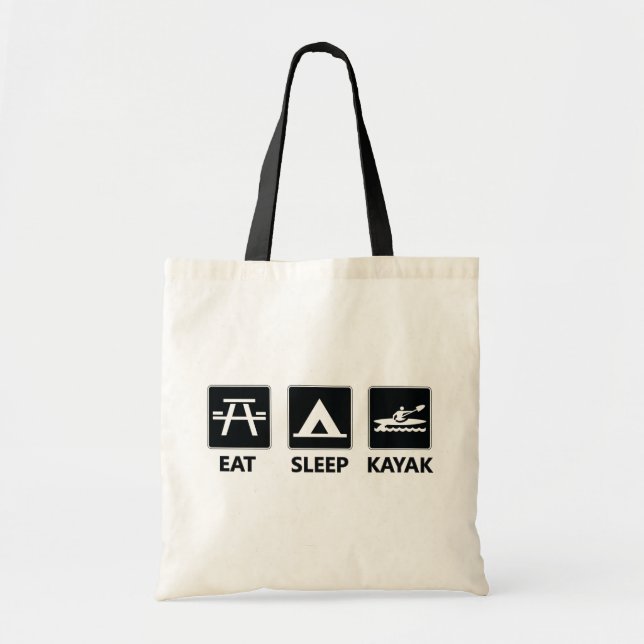 Bolsa Tote Coma o caiaque do sono (Frente)