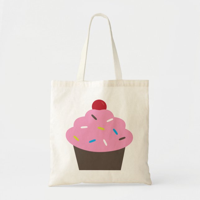 Bolsa Tote Coma o cupcake (Frente)