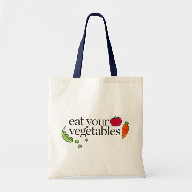 Bolsa Tote Coma seus vegetais (Frente)