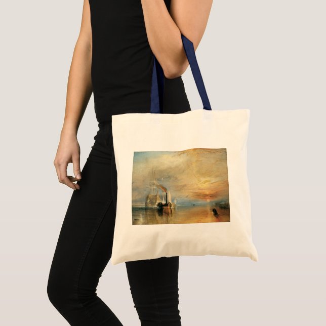 Bolsa Tote Combate ao Temerário por Joseph Turner, Arte Marít (Frente (produto))