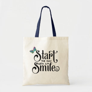 Bolsa Tote Comece o dia com um sorriso