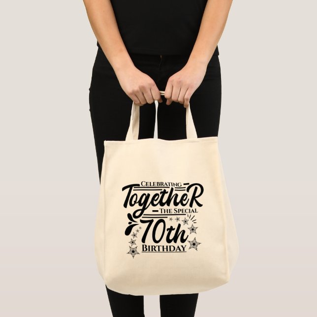 Bolsa Tote comemoração do 70 (Frente (produto))