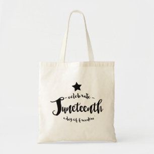 Bolsa Tote Comemore a estrela de Juneteenth