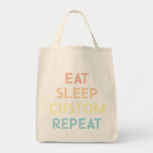 Bolsa Tote Comer Dormir Repetir Presente Personalizado