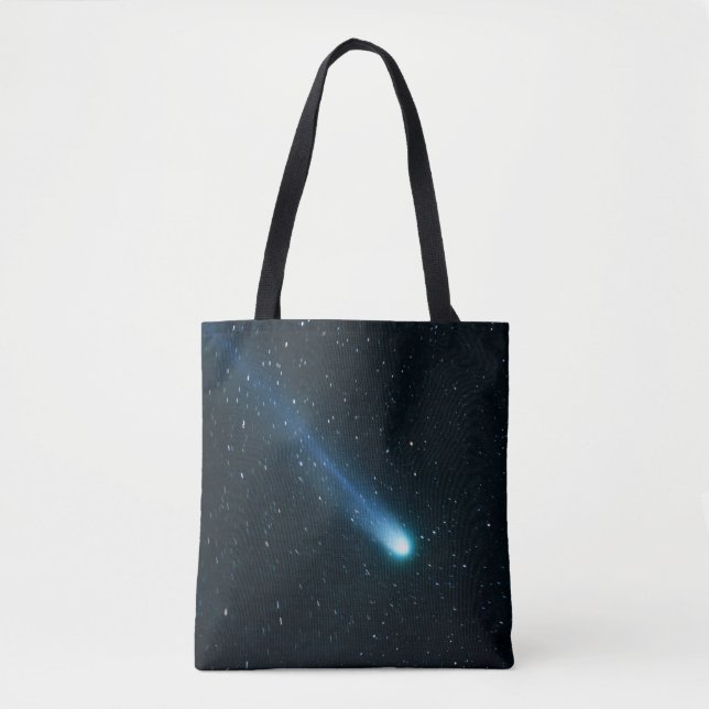 Bolsa Tote Cometa no Céu Noturno (Frente)