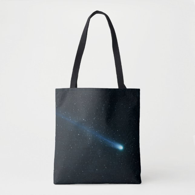 Bolsa Tote Cometa no Céu Noturno (Frente)