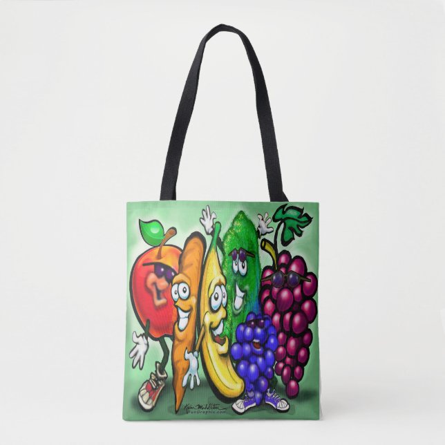 Bolsa Tote Comida Arco Arco-Íris Saco (Frente)