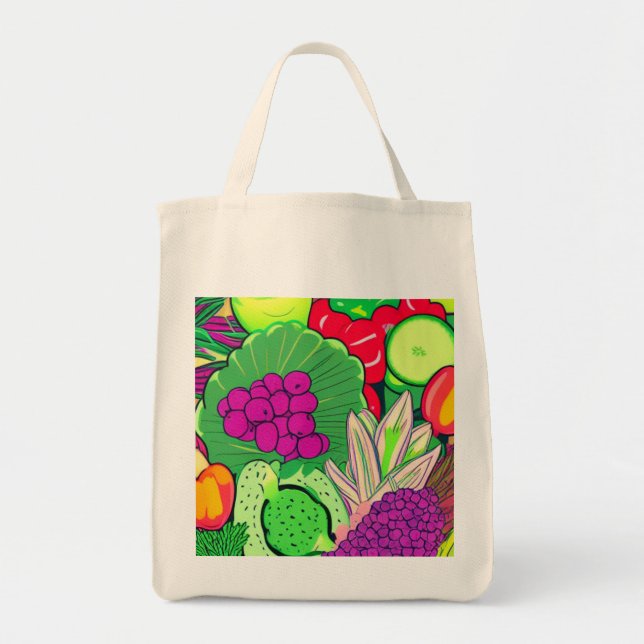 Bolsa Tote Comida como coleção de medicamentos (Frente)