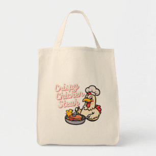 Bolsa Tote Comida de Cartoon Cute de Chicken Crispy Kawaii