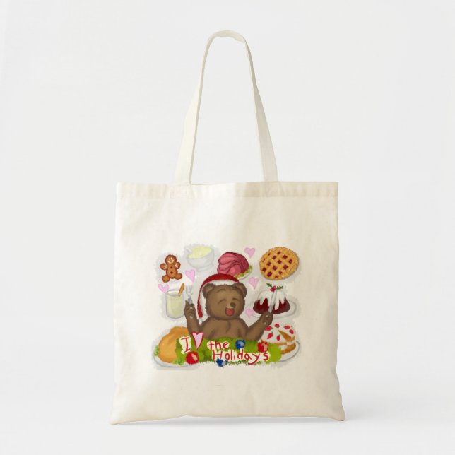 Bolsa Tote Comida de Férias (Frente)