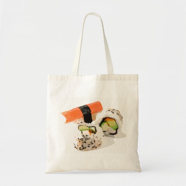 Bolsa Tote Comida japonesa de sushi (Frente)