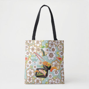 Bolsa Tote Comida japonesa: Teste padrão 4 do sushi