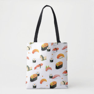 Bolsa Tote Comida japonesa: Teste padrão do sushi