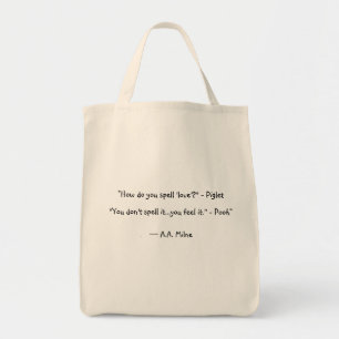 Bolsa Tote Como se soletra o amor
