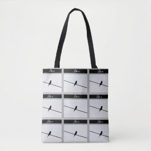 Bolsa Tote Como um pássaro em um fio - Leonard Cohen