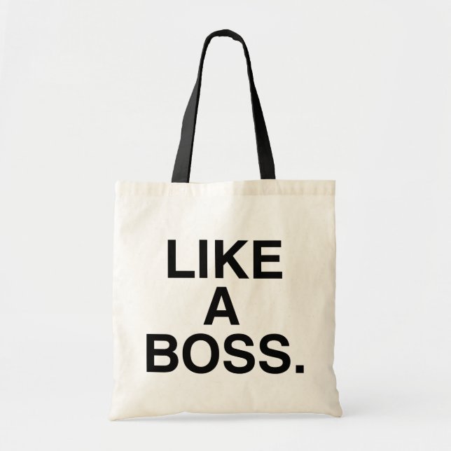 Bolsa Tote Como uma sacola do chefe (Frente)