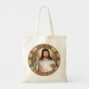 Bolsa Tote Compaixão divino Jesus eu confio em você a imagem