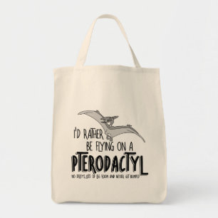 Bolsa Tote Companhia Aérea de Pterodactyl Dinossaur Voadora