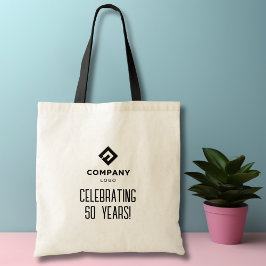 Bolsa Tote Company Business Logo Celebrating # Years Custom